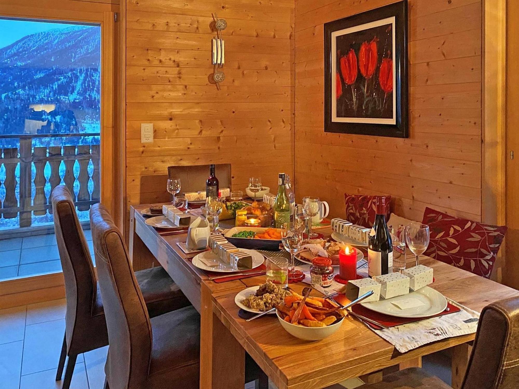 Mountain-View Chalet In Heremence With Terrace المظهر الخارجي الصورة